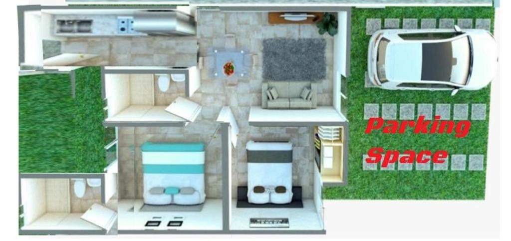Distribución de Casa Girasol Tulum